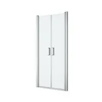 Offre Exclusive PORTE BATTANTE MARILOU 8 MM VERRE TRANSPARENTE CHROME LARGEUR 90