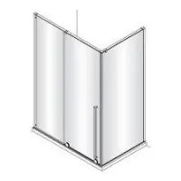 Must-Have PAROI DURANCE POUR PORTE COULISSANTE VTNET-CHROME 100 H200