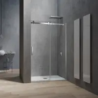 PORTE COULISSANTE DURANCE VGNET- CHROME 160 H200 GAUCHE Paiement Sécurisé