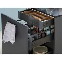 FACE TIROIR PIGMENTS GRIS MAT INOX 20.7×29.7 Usine Directe