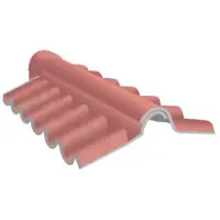 Faitière à Charnière Bo Po5 Complète Coloragri 259474 ETEX/ETERNIT Commande En Gros