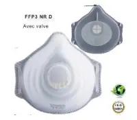 Offre Limitée Boite De 10 Masques Usage Unique Ffp3 AUUMEC30V SINGER FRERES