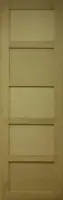 Porte Coulissante placage chene 5 panneaux H204 X L63 cm Produit De Marque