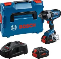 Boulonneuse à choc 18V GDS 18V-1600 HC + 2 batteries 8Ah + chargeur en coffret L-BOXX - BOSCH - 06019M1002 Offre Exclusive