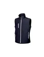 Jusqu'à Épuisement Des Stocks GILET SHOFT SHELL CLIMB DEEP BLUE U-POWER