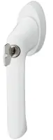 POIGNEE BREST BLANC PORTE FENETRE A CLE PERFORMANCE ALU HOPPE Nouvel Arrivage