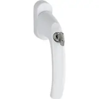 POIGNEE BLANC 9016 CLASSIC PVC P/PF A CLE HOPPE Offre Limitée