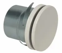 Bouche de soufflage SR 145 D125 - Acier peinture époxy blanc RAL9010 30% 11052205 ALDES Dernière Chance