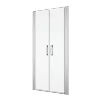 Authentique Porte DIVERA battante (saloon) – ouverture intérieure et extérieure -800×2000 – POLI BRILLANT – Vitrage Transparent (07) 6 mm D22T20805007 RONAL
