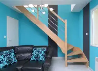 Prix Bas Escalier bois tournant bas hauteur max 2900mm