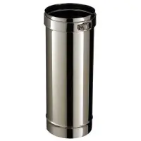 Dernier Modèle Elément droit Tubaginox SL diamètre 150 mm longueur45 cm ED 450 150 SL 36150004/9999 POUJOULAT