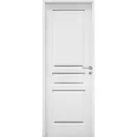 Prix Réduit Bloc-porte Postformé Droite Veiné Huisserie 90mm à Recouvrement 204x73cm gauche
