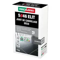 Prix Cassé Joint Déco 5046 Elit Anthracite Boîte 5Kg L5046ANTH5 PAREXGROUP