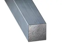 Carré Acier Etiré Verni 6x6mm 1,00m 2001-61945 CQFD Solde