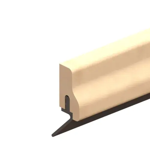 Réduction Bas de porte en hêtre à lèvre