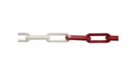 Chaîne Plastique rouge blanc diamètre 8 Détail 414311D NORAIL Nouvelle Collection