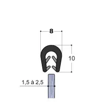 Achat Immédiat PROFIL JOINT BORD BT20 TOLE SIMPLE JOINT DUAL