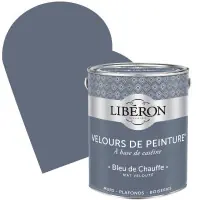 Peinture Velours bleu de chauffe 2.50Ls V33 Bon Plan