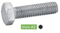Vis 6 pans inox A2 12x50mm entièrement filetée boîte de 50 6210112X50 ACTON QUINCAILLERIE Prix Bas