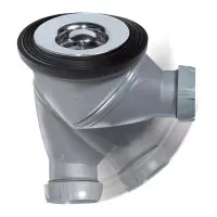 Meilleur Choix Bonde de douche James multidirectionnelle à visser ou à coller avec grille ABS chromé diamètre 60 mm WIRQUIN