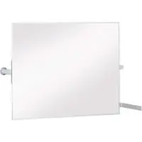 Miroir incliné aluminium finition 600 x 540 mm KEUCO Nouvel Arrivage