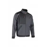 Veste bicolor Cyclope zippée gris/noir T XL - LMA - 2431 Usine Directe