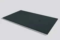 Prix Cassé Receveur de douche BASE MIA SLATE 90 cm NEGRO (120x90) bonde standard grille akron possible rebord découpe sur-mesure Réf 53031306