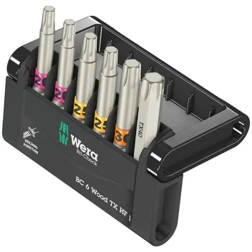 Super Prix Jeu d‘embouts Bit-Check 6 Wood TX HF 1 6 pièces