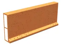 PLANELLE ISOLEE TP24 500x50x240 mm R0,50 REF TP24 POROTHERM Remise