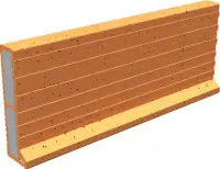 Nouveauté PLANELLE CLASSIQUE ISOLEE 800x50x160 mm PCI 5-16 POROTHERM