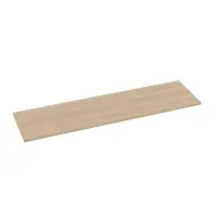 Plan Plénitude pour meuble sous vasque chêne clair 140 x 38 cm Top Vente