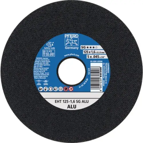 Disques à tronçonner alu ligne performance SG Nouveauté