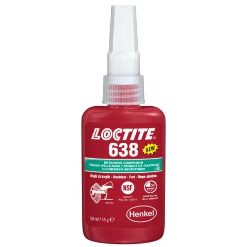 Quantité Limitée Colle LOCTITE 638 / Jeu fort