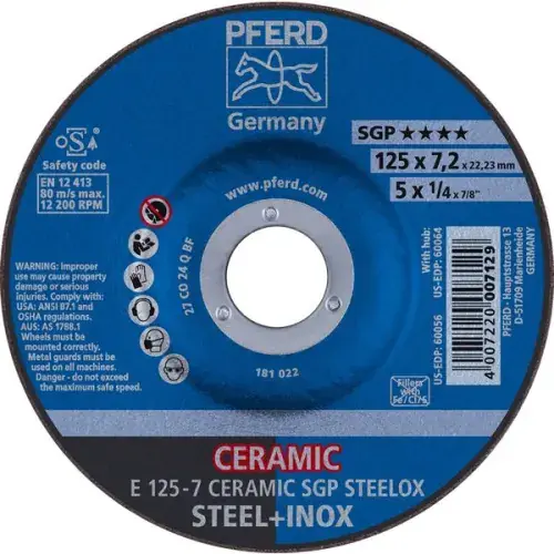 Disques à ébarber ligne spéciale SGP CERAMIC Dernier Modèle