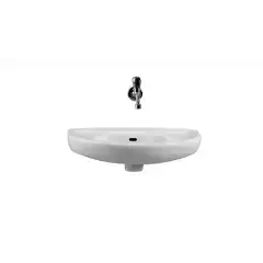 Top Vente Lave-mains ARKITEKT 53 x 26 cm étroit avec trop plein VITRA 6024L003-1551
