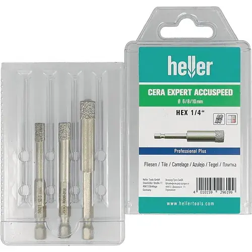 Top Vente Foret à grès cérame Cera Expert Accuspeed HELLER