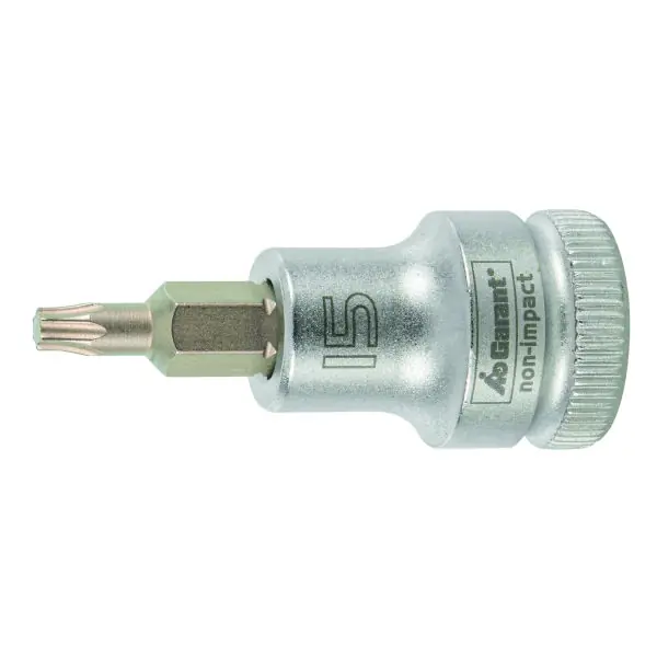 Satisfait Ou Remboursé Douille tournevis, 3/8 pouce pour Torx® courte, Profil Torx® TX15