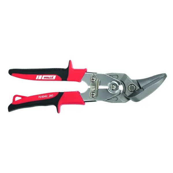 Réduction Cisaille à tôle Ideal avec poignée bimatière, coupe à droite, Longueur totale 260mm