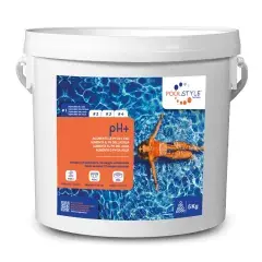 PH + en poudre 5 kg POOLSTYLE PSL-500-0010 Bon Marché