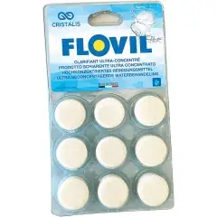 Floculant Flovil 9 pastilles C/20 CRISTALIS CRT-500-0009 Commander Maintenant