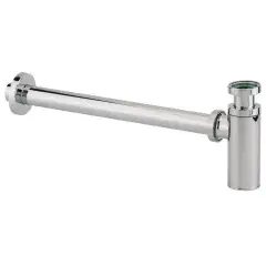 Authentique Siphon lavabo cylindrix avec sortie murale D32 mm VALENTIN 00 130000 000 00