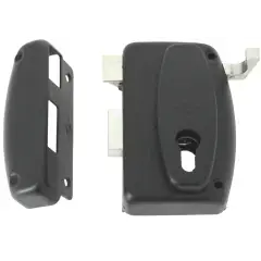 Meilleur Prix Serrure en applique monopoint profil européen vertical tirage coffre seul FREELOX gauche JPM 127510-01-2A