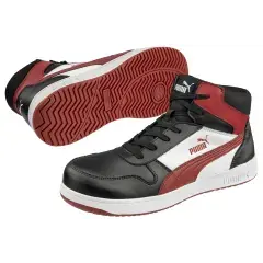 Chaussure de sécurité Frontcourt noir/blanc/rouge S3L P 43 PUMA 630050201000043 Must-Have