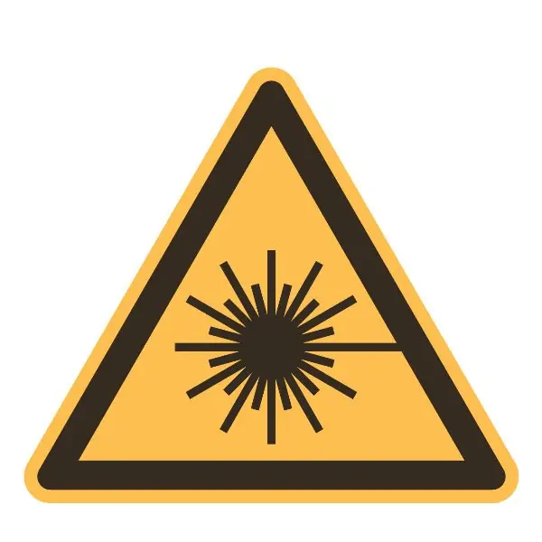 Produit De Marque Avertissements Avertissement rayonnement laser, Type 01200