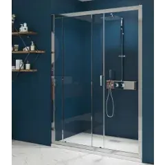 Paroi de douche SMART EXPRESS C 1 volet coulissant 90 cm chromé KINEDO PA1910CTNE Nouvel Arrivage