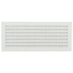 Grille de ventilation ménagère réglementaire rectangulaire 200 mm NICOLL B201 Prix Cassé