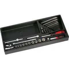 Module ABS de 34 outils 1/4‘‘ en mm Sam outillage - 73-RA34M Offre Spéciale