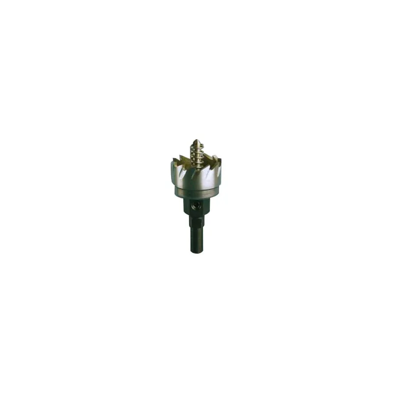 Achat Immédiat Trépan HSS avec queue et foret - profondeur de coupe 7 mm Ø 38 mm