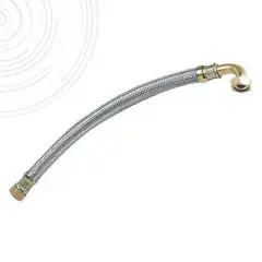 Meilleure Vente Flexible chauffage coudé 700 mm femelle-femelle 3/4 SOMATHERM 7654-70