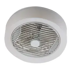 Pas Cher Ventilateur de plafond AIR-LIGHT CROWN 95 W 40 cm blanc - FARELEK - 112436
